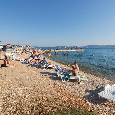 公寓 1 Bedroom Beach Front Apartment In Zadar 扎达尔